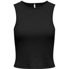 Only Kadın Siyah Riblı Üst 15367486