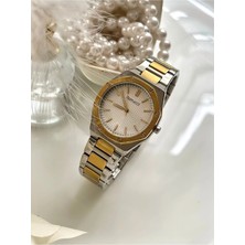 Ferrucci Çelik Tasarım Kasa Kadın Kol Saati+Bileklik Hediyeli