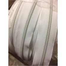 Eyfel 20 Metre Beyaz Fermuar 40 Başlık Kadınlar İçin Kullanıma Uygun Dayanıklı Malzeme