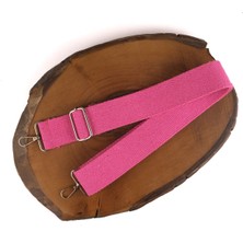 Kumaş Çanta Sapı Ayarlanabilir Çapraz Askı Model - Pembe