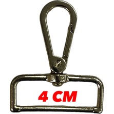 4 cm - Kareli Paris Papağan Altın (Kararmaz) 5ADET - Metal Aksesuar