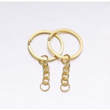 Epoksi Reçine Anahtarlık Aparatı , Anahtarlık Zinciri , Anahtarlık Yapım Malzemesi 25 Adet