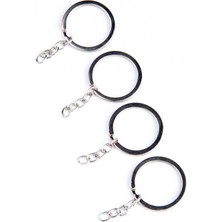 100 Adet Zincirli Anahtarlık Halkası Amigurumi Makrome Anahtarlık