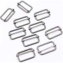 Eyfel 10 Adet 4 cm Nikel Renk Ayar Tokası Kadınlar İçin Düz Desenli Aksesuar