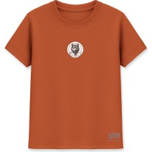 Hilal ve Bozkurt Minimal Armalı Kiremit Basic Tişört