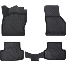 Volkswagen Golf 8 2019 ve Sonrası Premium Havuzlu 5d Oto Paspas | Manuel Vites
