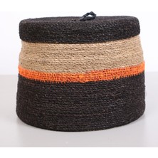 Mylamp Nairobi  Kapaklı Deniz Sazı Sepet  26X22 cm