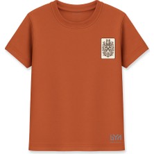 Göktürk Armalı Bozkurt Kiremit Basic Tişört