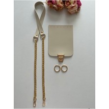 Örgü Çanta Kiti - Deri Örgü Çantası Kapak ve Askı Seti