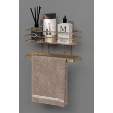 Teknotrust Yapışkanlı Banyo ve Mutfak Duvar Düzenleyici, Havluluk ve Raf Seti