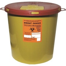 10 Lt Tıbbi Atık Kovası, Sarı, Sağlıklı ve Güvenli Temizlik Çözümü