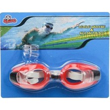 Beyaz Yüzücü Gözlüğü ve Kulak Tıkacı Seti, Rahat ve Konforlu Kullanım Sağlar