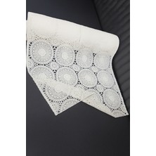 Şeffaf Kaymaz Pvc Raf Örtüsü Buzdolabı Çekmece Mutfak Banyo Dolap Içi Çok Amaçlı Dantel Çicek Desen.