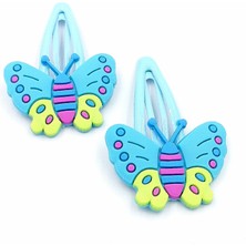 2 Li Figürlü Renkli Lüks Çıt Çıt Toka