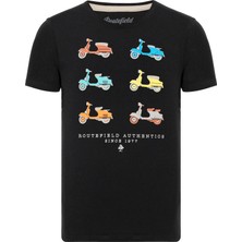 Routefield Tap Erkek Siyah Tişört