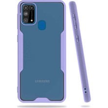 Galaxy M31 Kılıf Scks Parfe Kapak-Mor