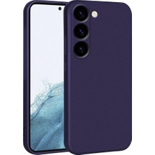 Galaxy S23 Plus Kılıf Scks Premier Silikon Kapak-Lacivert