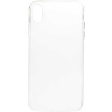 iPhone Xs Max 6.5 Uyumlu Scks Süper Silikon Kapak-Renksiz