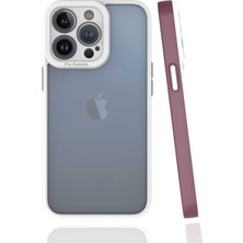 iPhone 13 Pro Uyumlu Scks Mima Kapak-Mürdüm