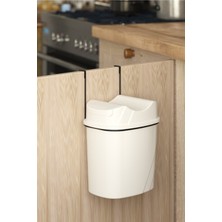 Pratik Dolap Içi Askılı Yutan Kapaklı Çöp Kovası SF007
