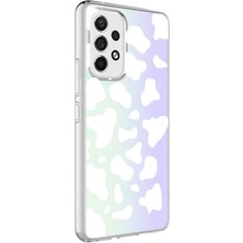 Galaxy A33 5g Kılıf Scks M-Blue Desenli Kapak-Cow No2
