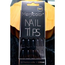 Monalisa Home Lüks Siyah Takma Tırnak