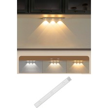 Slim LED Kabin Armatürü Hareket Sensörlü Dekoratif Gece Lambası USB Şarjlı Aydınlatma