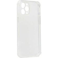 iPhone 12 Pro Kılıf Scks Kamera Korumalı Nitro Anti Shock Silikon-Renksiz