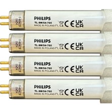 (4 Adet) Philips 8W 765 Beyaz Işık (6500K) G5 duylu T5 Floresan