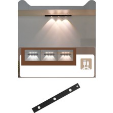 Slim LED Kabin Armatürü Hareket Sensörlü Dekoratif Gece Lambası USB Şarjlı Aydınlatma