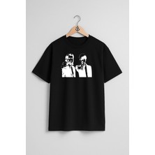 Oversize Pulp Fiction Jules Winnfield Göğüs Tasarımlı Unisex T-Shirt