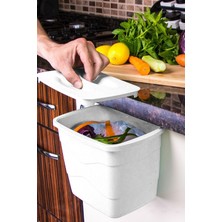 Beyaz Dolap Kapağıyla Pratik Çöp Kovası, Şık ve Kullanışlı Tasarım