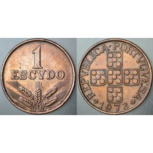 Banknoting Portekiz 1 Eskudo 1973.
