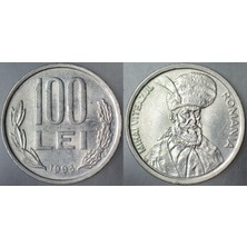 Banknoting Romanya 100 Ley 1993 Çilaltı