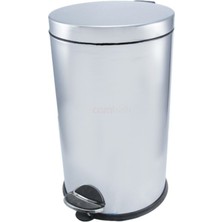 Paslanmaz Çöp Kovası, Pedallı, 5l, Dayanıklı ve Şık Tasarım