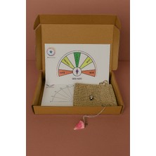Meditasyon Dükkanı Pembe Akikpandül ve Kart Set