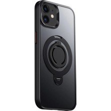 iPhone 12 Avatar 360 Dönen Magsafe Kapak - Siyah - MRS8067-5497