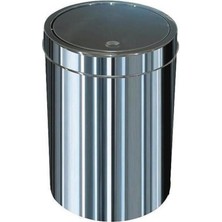 Döner Kapaklı 5 Lt Paslanmaz Çöp Kovası, Şık ve Dayanıklı Ev Temizlik Ürünü