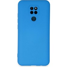 General Mobile Gm 20 Kılıf Nano Içi Kadife Silikon - Mavi - MRS8416-7401