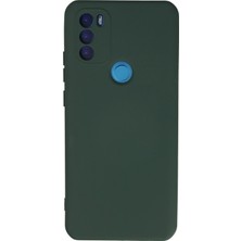 General Mobile Gm 21 Plus Kılıf Nano Içi Kadife Silikon - Koyu Yeşil - MRS5245-9450