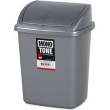 Gri 8 Litre Click Çöp Kovası No:2, Pratik ve Şık Ev ve Ofis Çözümü