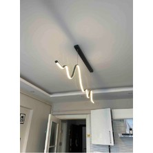 Şık 3 Renk LED Sarkıt Avize 120 Cm, Modern ve Elegant Aydınlatma Seçeneği