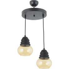 Modern Camlı Spor Sarkıt Avize, Şık ve Zarif Tasarım, Ev Dekorasyonuna Şıklık Katar