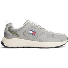 Tommy Hilfiger Gri Erkek Sneaker Tjm Runner Mıx Materıal