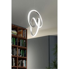 Modern Tekli Sarkıt LED Avize, Beyaz Işık, Şık ve Enerji Tasarruflu Aydınlatma.