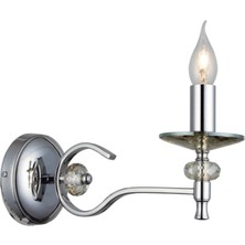 Krom Aplik 1XE14 Bej, Şık ve Modern Tasarım, Şık Aydınlatma Çözümü