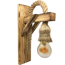 Kahverengi Ahşap Aplik, Otel ve Cafe Dekorasyonu Için Şık Tasarım