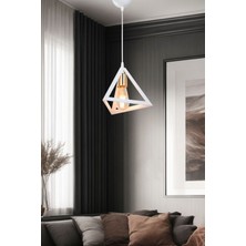 Şık Beyaz ve Altın Renkli Çok Amaçlı Sarkıt Aydınlatma