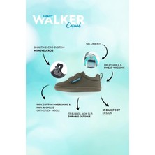 Hopfrög Smart Walker Casual Süper Mat Haki Barefoot Çocuk Ayakkabı