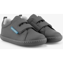 Hopfrög Smart Walker Casual Süper Mat Gri Barefoot Çocuk Ayakkabı